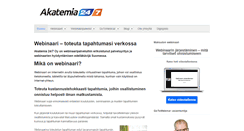 Desktop Screenshot of akatemia.fi
